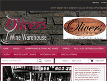 Tablet Screenshot of oliverswinewarehouse.co.uk